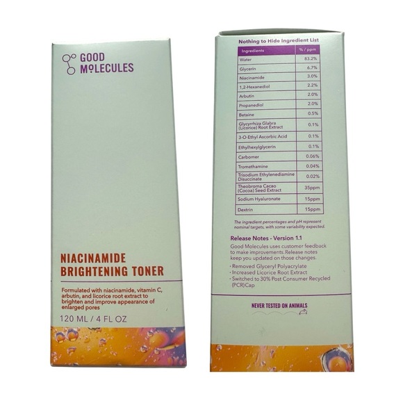 New In Boxes Skincare Mixed Bundle - Toner, Serum, Moisturizer, Lip Balm - Picture 3 of 10